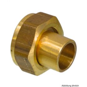HEIMEIER Verschraubung mit Lötnippel 18 mm, für DN 15, flachdichtend, 060118352