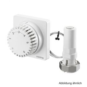 Oventrop Thermostat Uni FD 7-28 °C, 0 * 1-5, Fernverstellg. 2 m, weiß, 1012275