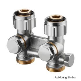 Oventrop ZBU-Absperrverschraubung Multiflex F 3/4"ÜM x 3/4"AG, DG, 1015943