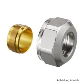 Oventrop Klemmringverschrbg. Ofix CEP 2-fach, M24x1.5, f. Cu-, Präz.-Stahl 15mm