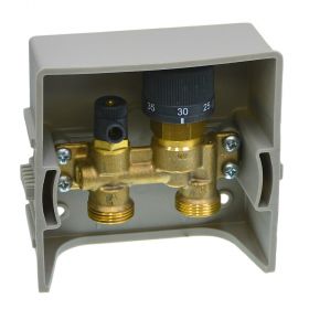 Oventrop Rücklauftemperaturregelung Unibox E RTL m. Thermostatv.,weiß, 1022731