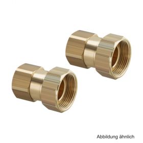 Oventrop Tüllenanschl.-Set Cocon DN20, 2 Tüllen 3/4"IG flachd. m. ÜM, 1140893