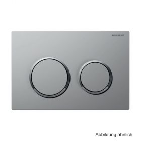 Geberit Betätigungsplatte Omega20, 2-Mengen-Spülung, "chrom", 115085KN1