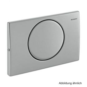 Geberit Betätigungsplatte Delta15 f. 1-Mengen-Spülung, "Edelstahl", 115101001