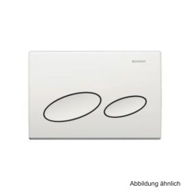 Geberit Betätigungsplatte Kappa20 f. 2-Mengen-Spülung, "weiß-alpin", 115228111