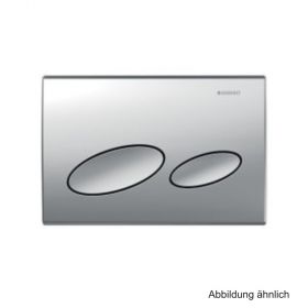 Geberit Betätigungsplatte Kappa20 f. 2-Mengen-Spülung, "mattverchromt",115228461