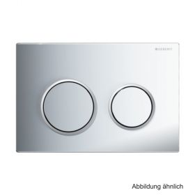 Geberit Betätigungsplatte Kappa21, 2-Mengen-Spülung, "chrom", 115240KH1