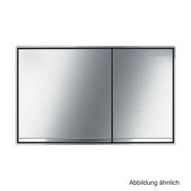 Geberit Betätigungsplatte Sigma60, flächenbündig, Fertigbauset, Farbe: chrom gebürstet, 115640GH1