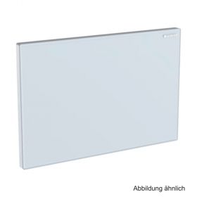 Geberit Abdeckplatte Sigma, Zinkdruckguss/ Glas, Farbe: Glas weiß, 115766SI1