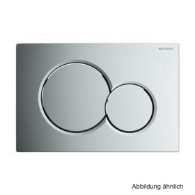 Geberit Betätigungsplatte Sigma01 f. 2-Mengen-Spülung,"hgl.-chrom",115770215