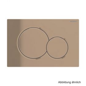 Geberit Betätigungsplatte Sigma01 f. 2-Mengen-Spülung,"edelmessing",115770DT5