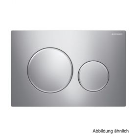 Geberit Betätigungsplatte Sigma20, 2-Mengen-Spülung, "chrom", 115882KH1