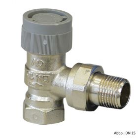 Oventrop Dynamisches Thermostatventil Baureihe AQ, DN 25, Eck, 1183068