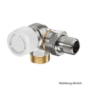 Oventrop Thermostatventil AV 9, DN15, 3/4 x 1/2, PN10, Winkeleck links, 1183446
