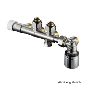 Oventrop Anschlussarmatur Multiblock T-RTL mit  RTL-Ventil, G 3/4" AG, Eck