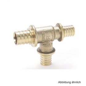 Rehau T-Stück, Abg. u. DG reduz., 20x2,0 - 17x2,0/16x1,5 - 17x2,0/16x1,5 mm