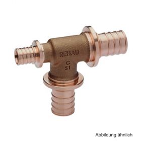 Rehau Rautitan RX+ T-Stück, Abgang u. Durchgang reduziert, 50-32-40 mm