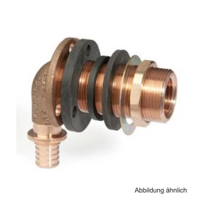Rehau Rautitan RX+ Wandwinkel für Holzspanplatten, 16 x Rp 1/2" x 55 mm