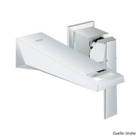 GROHE Allure Brilliant 2-Loch-Waschtischbatterie,Wandmontage, Ausl. 161mm, chrom