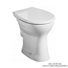 Geberit Stand-Flachspül-WC Renova, Abgang waagerecht, weiß, 201000000