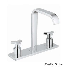 GROHE Allure 3-Loch Waschtischbatterie mit Einbaukörper, verchromt 20143000