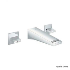 GROHE Allure Brilliant 3-Loch Waschtischbatterie,Wandmontage, Ausl. 161mm, chrom