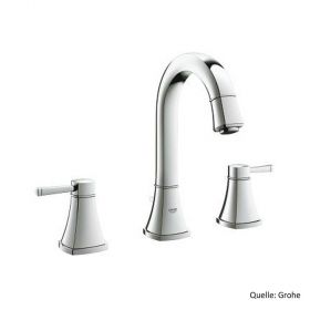 GROHE GRANDERA 3-Loch Waschtischbatt.,DN15,1 1/4",hoher Auslauf,chrom 20389000