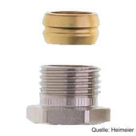 HEIMEIER Klemmverschraubung f. Cu-&Stahlrohr 16mm, DN15 (1/2"), 220116351