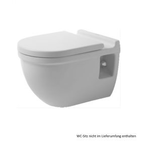 Duravit Starck 3 Wand-Tiefspül-WC Comfort 360x545mm, Sitzh.+50mm, weiß WGL