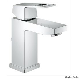 GROHE EH-Waschtischbatterie Eurocube EcoJoy Zugstangen-Ablaufgarnitur, chrom