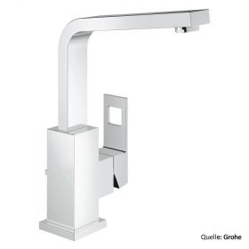 GROHE EUROCUBE Waschtischbatterie,1 1/4",schwenkbarer Rohrauslauf,chrom 23135000