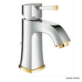 GROHE GRANDERA Einhand-Waschtischbatterie, DN15, 1 1/4",chrom/gold 23303IG0