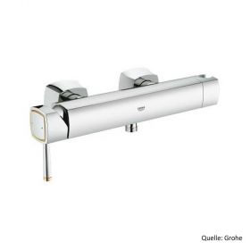 GROHE GRANDERA Einhand-Brausebatterie,DN15,Wandmontage,1/2",chrom/gold 23316IG0
