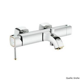 GROHE GRANDERA Einhand-Wannenbatterie, DN15, Wandmontage, chrom/gold 23317IG0