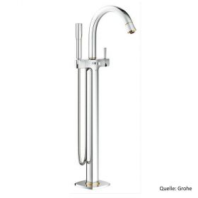 GROHE GRANDERA Wannenbatterie,DN15,Bodenmontage,Ausl. 320mm,chrom/gold 23318IG0