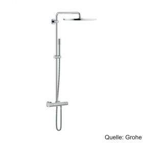 GROHE Rainshower Duschsystem AP inkl. Kopf- & Stabhandbrause, verchromt 27174001