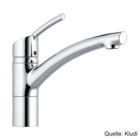 KLUDI TRENDO Spültisch-Einhandmischer DN10,schwenkb. Auslauf verchromt 335740575
