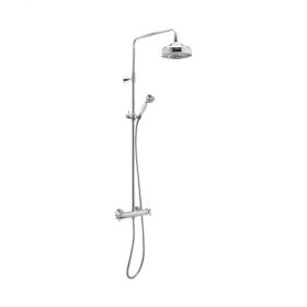 Damixa Tradition Thermostat Duschsystem mit integr. Umstellung, „Chrom“,3793000