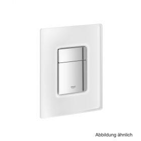 GROHE Skate Cosmopolitan Abdeckplatte m. 2-Mengen/Start-Stopp-Betät. chrom/weiß