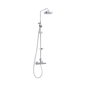 Damixa Akita Thermostat Duschsystem Farbe "Silber (Schlauch)", 4091030