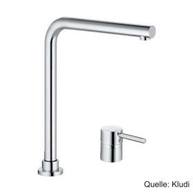 KLUDI L-INE Spültisch-Einhandmischer DN10, schwenkb. Auslauf verchromt,428540577