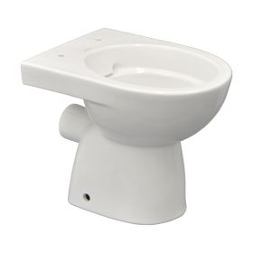 Geberit Stand-Tiefspül-WC Renova, Abgang waagerecht, spülrandlos,weiß, 500480012