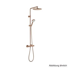 Damxia Silhouet Thermostat Duschsystem mit Umstellung,"Kupfer gebürstet“,5795487
