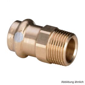 Viega Profipress-S Übergangsstück Rotguss AG, Serie 4511, 12 mm - 3/8"