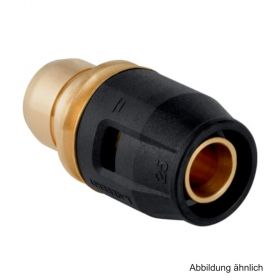 Geberit PushFit Übergang auf Verteiler mit Steckanschluss Rohr d25,25 x 25mm