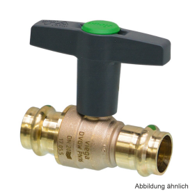 Viega Easytop-Kugelhahn aus Rotguss, Serie 2275, DN 15, 15 mm