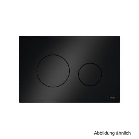 TECEloop WC-Betätigungsplatte Kunststoff für Zweimengentechnik, schwarz