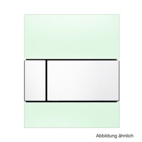  TECE Urinal Betätigungsplatte TECEsquare Glas grün Taste weiß