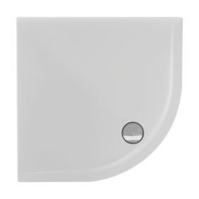 Viertelkreisduschwanne Adria R 90x90x2,5 cm R 55, weiß