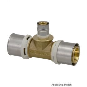 Alpex L Übergangs-T-Stück mit IG, 40 mm x 3/4" x 40 mm, Messing